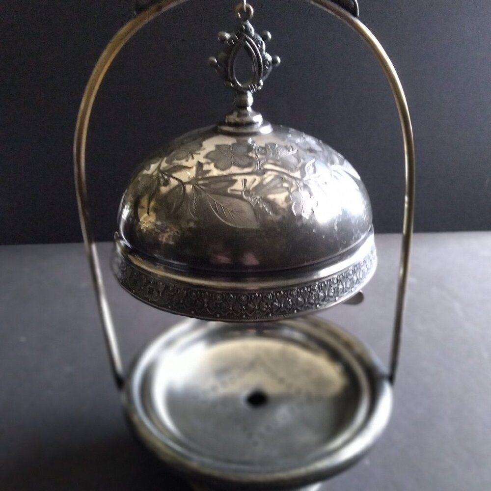 Victorian Era Pairpoint Quadruple Plate Butter Dish